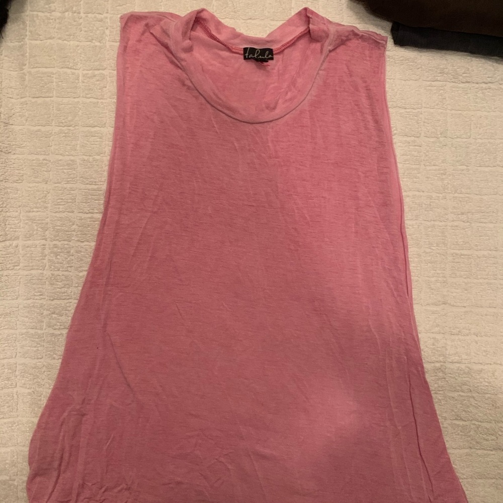Pink Aritzia muscle tank